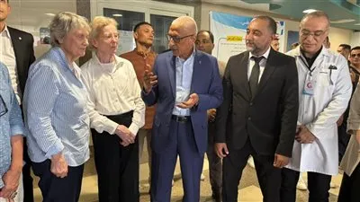زيارة لوفد «الحكماء» التابع للأمم المتحدة لتفقد الخدمات الطبية المقدمة للمرضى الفلسطينيين بمستشفى العريش العام