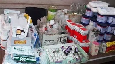 ضبط 180 عبوة أدوية بيطرية منتهية الصلاحية ومجهولة المصدر بالغربية