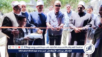 محافظ المنيا يفتتح مسجد العبور ويؤدي صلاة الجمعة وسط الأهالي