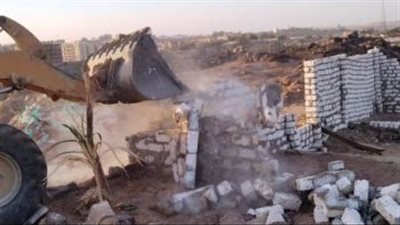 إزالة 11 حالة تعدٍ على الأراضي الزراعية خلال 48 ساعة في مركز طنطا