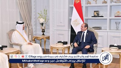 عاجل- السيسي يستقبل رئيس وزراء قطر.. توافق مصري–قطري على وقف إطلاق النار في غزة وتعزيز التعاون الثنائي والاستثماري