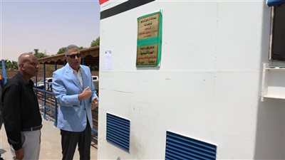 محافظ أسوان يدشن عبارة السباعية بتكلفة 4 مليون جنيه