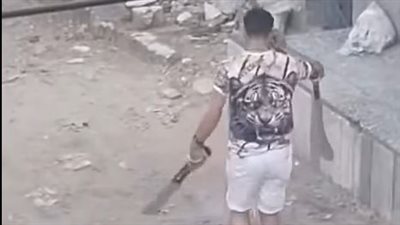 ضبط أحد الأشخاص بالتلويح بسلاح أبيض في كفرالشيخ 