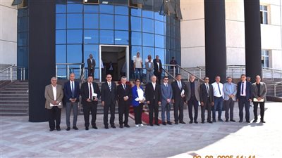 لجنه متخصصه من المجلس الأعلى للجامعات الأهلية تتفقد إمكانات جامعة مدينة السادات الأهلية