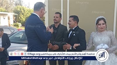 وزير البترول يشهد حفل زفاف نجل الشهيد خالد شوقي بطل انقاذ مدينة العاشر من الحريق..صور 