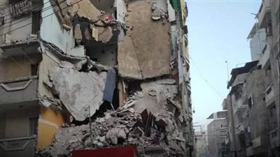 انهيار جزئي لعقار مهجور ببولاق أبو العلا بالقاهرة دون إصابات