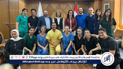 استمرار فعاليات برنامج التبادل الطلابي بكلية الطب – جامعة حلوان