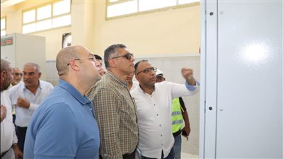 محافظ الجيزة يُطلق التشغيل التجريبي لمحطتي صرف صحي 