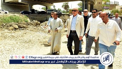 محافظ الأقصر يتفقد المشروعات التنموية بمركزى البياضية والزينية