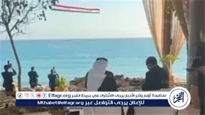 الرئيس السيسي والشيخ محمد بن زايد وسط أجواء العلمين الساحرة