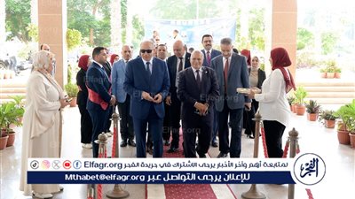 رئيسا جامعتي المنصورة والمستقبل العراقية في جولة ميدانية داخل جامعة المنصورة
