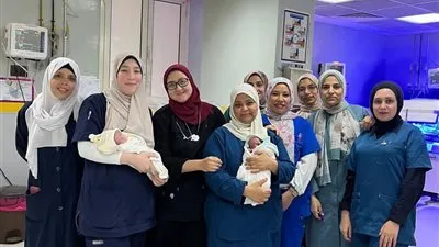 فريق طبي بمستشفى أطفال بنها ينجح في إنقاذ حياة طفلين وُلدا بوزن 900 جرام
