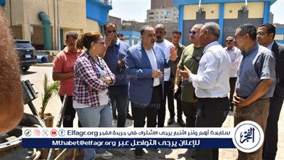 محافظ أسيوط يوجه بتطوير ورشة المحابس بشركة المياه 