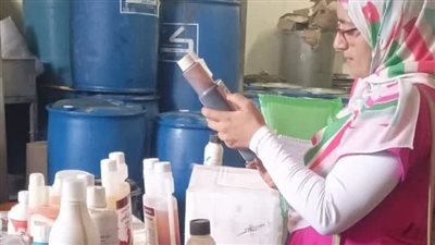 ضبط مصنع أدوية بيطرية مجهولة المصدر في السادات بالمنوفية 