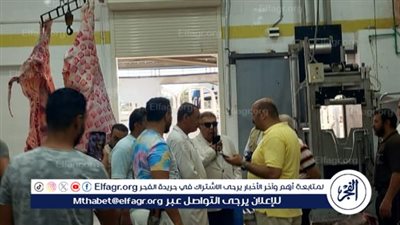 محافظ الدقهلية في جولة مفاجئة على مجزر المنصورة بميت الكرما لمتابعة انتظام العمل..صور 