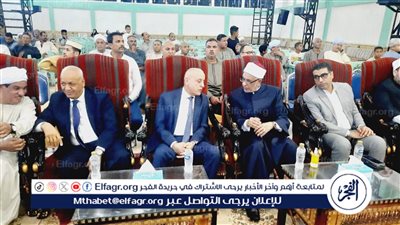 محافظ الأقصر يشارك في احتفالية المولد النبوي بالساحة الرضوانية