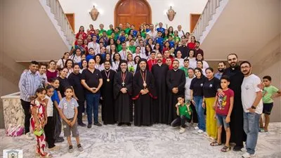 بطريرك الأقباط الكاثوليك يشهد ختام مسابقة التعليم المسيحي بالكنيسة القبطية الكاثوليكية بمصر