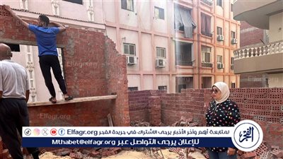  غرب المنصورة تواصل حملاتها المكثفة فى مواجهة كافة انواع المخالفات