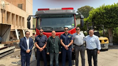 سيارة إطفاء جديدة تدعم خدمات الحماية المدنية بمدينة الشروق