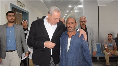 محافظ الغربية في جولة مفاجئة بمستشفى طنطا العام الجديد