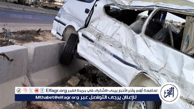 تفاصيل حادث ميكروباص بمدينة الحمام بمطروح 