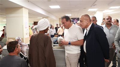 نائب رئيس الوزراء وزير الصحة ومحافظ الأقصر يتفقدان مستشفى شفاء الأورمان وحميات الأقصر
