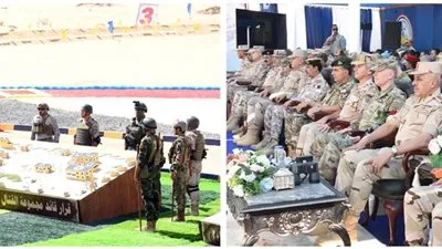 رئيس أركان حرب القوات المسلحة يشهد تنفيذ أحد الأنشطة التدريبية الرئيسية للتدريب المصري الأمريكي المشترك 