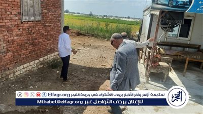 نائب محافظ الدقهلية والسكرتير المساعد يتابعان منظومة تجميع قش الأرز