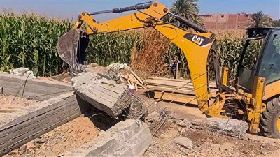 محافظ سوهاج: إزالة 1319 حالة تعدي على أملاك الدولة والأراضي الزراعية 