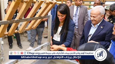 المشاط تتفقد مشروع تربية دودة القز بمزرعة النداء في قنا