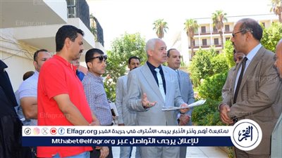 زيارة مفاجئة لنائب رئيس جامعة أسيوط للمدن الجامعية استعدادا للعام الجديد