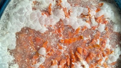 ضبط 4 أطنان مخللات فاسدة داخل مصنع غير مرخص بالسنطة قبل طرحها بالأسواق