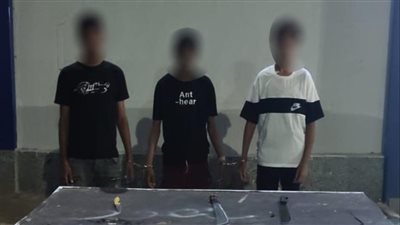 ضبط 3 أشخاص رفعوا أسلحة بيضاء في استعراض بالقوة بالإسماعيلية