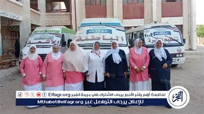 قافلة طبية تقدم 2633 خدمة مجانية ضمن حياة كريمة بقرية سنور ببني سويف