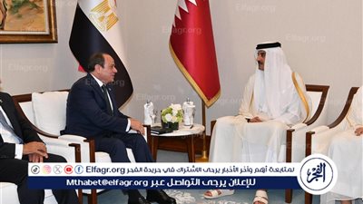  أبرز تصريحات السيسي خلال لقائه أمير قطر في الدوحة.. تقديم التعازي والتأكيد على التضامن