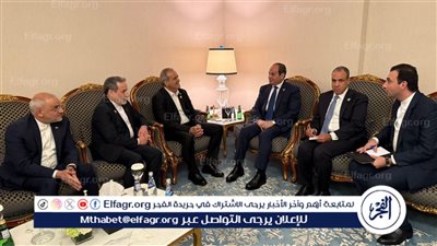 عاجل- الرئيس السيسي يلتقي نظيره الإيراني بالدوحة: توافق على رفض تهجير الفلسطينيين وتعزيز العلاقات الثنائية