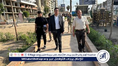 نائب محافظ الدقهلية يتفقد ميدان ام كلثوم وحديقة الأسرة وشارع الأتوبيس الجديد بالمنصورة