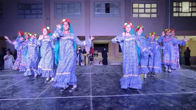 ورش فنية وعروض تراثية في ختام القافلة الثقافية بقرية البصرة بالعامرية