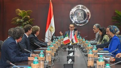 وزير الاستثمار يلتقى السفير الإيطالي بالقاهرة ووفد شركة تكنوكاب لبحث سبل تعزيز التعاون المشترك