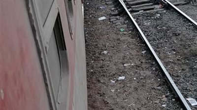 خروج قطار عن القضبان بمحطة شبين القناطر دون إصابات