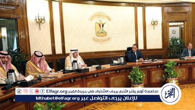 رئيس الوزراء يبحث مع وزير الدولة السعودي حزمة استثمارات كبرى في مصر بمجالات السياحة والصناعة والعقار