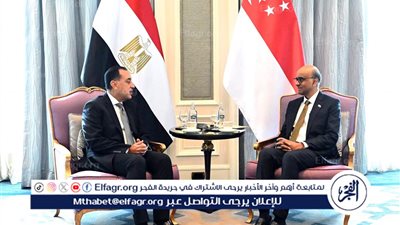 عاجل- رئيس سنغافورة: مصر تمتلك إمكانات واعدة والوقت مناسب لتعزيز التعاون الاقتصادي