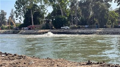 انفجار خط غاز رئيسي أمام عزبة أبو فرج ببنها دون إصابات