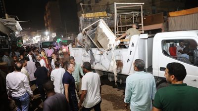 حملة مكبرة لرفع وإزالة 500 حالة إشغال ب سوق السيل والمنطقة المحيطةباسوان