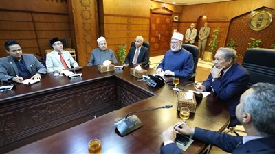 وكيل الأزهر يستقبل وفد متدربي القضاة الشرعيين الماليزي 