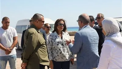 منال عوض توجه بتطوير منطقتي اللاجونا والثري بولز بمدينة دهب 