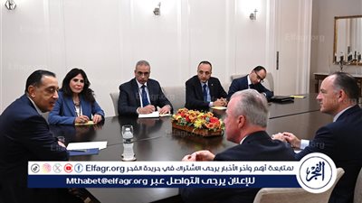 عاجل ـ مدبولي يلتقي رئيس شركة 