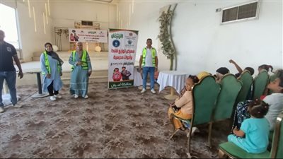 توزيع شنط وأدوات مدرسية (322) طالب بأسوان