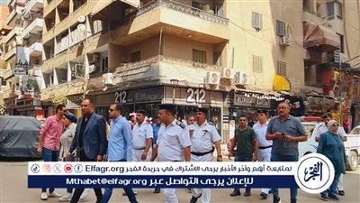 حملات مكبرة لرفع التعديات على حرم الطريق في شوارع المنصورة..صور 