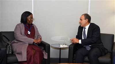 وزير الخارجية يلتقي وزيرة خارجية موزمبيق
